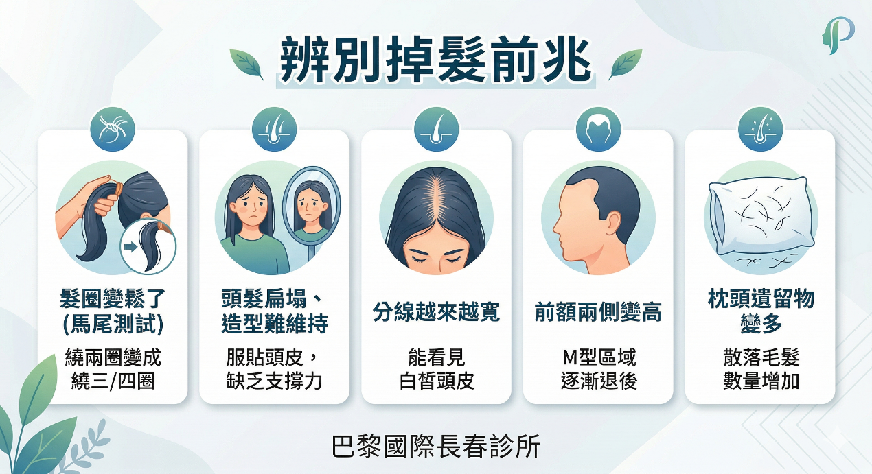 如何辨別掉髮前兆？一招帶你分辨正常掉髮與異常掉髮