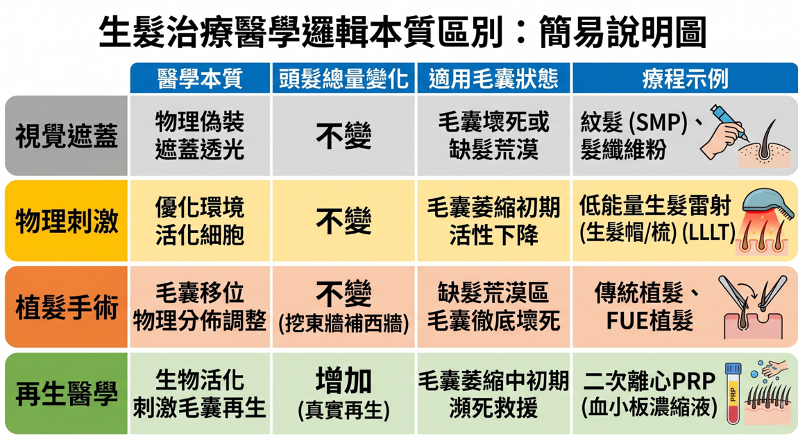 5大育髮與遮蓋療程深度解析