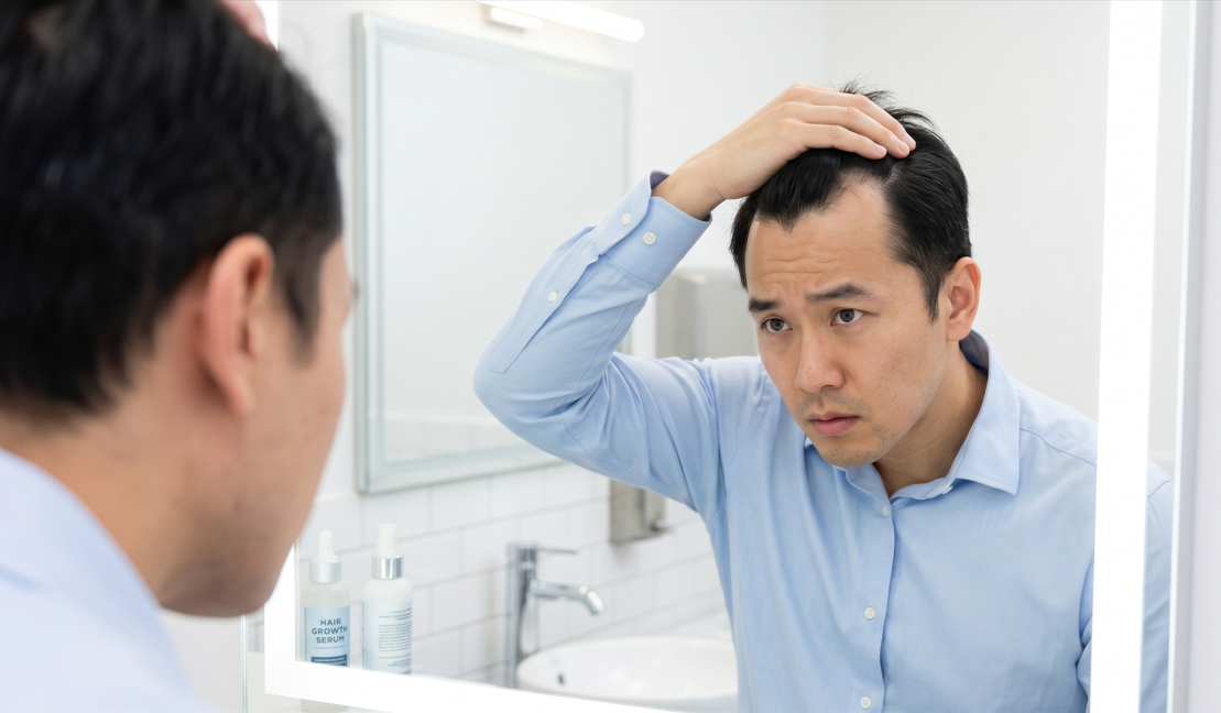 雄性禿分期怎麼判斷？不同時期雄性禿如何處置？解析自然生髮的毛囊再生策略