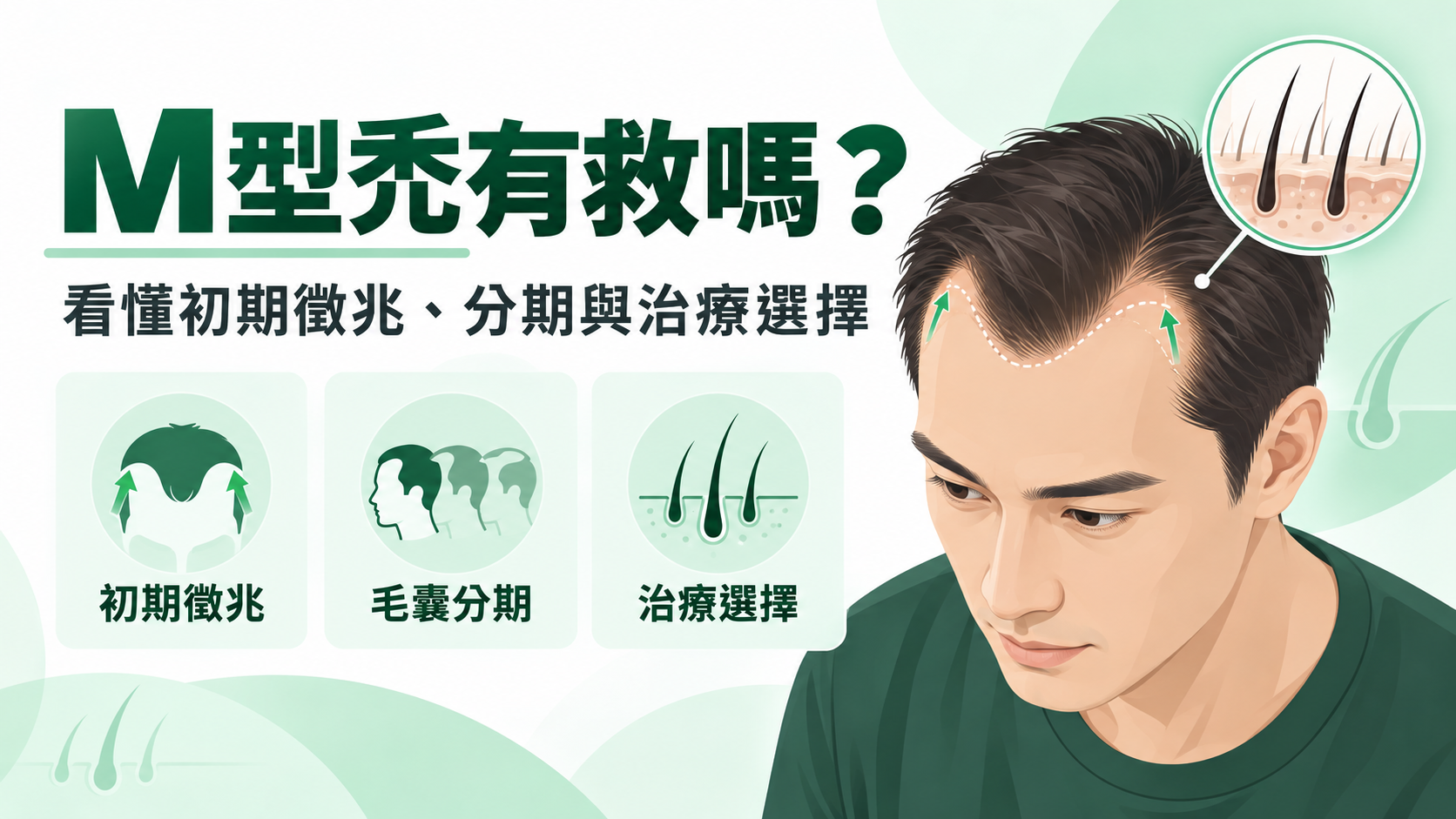 頭髮變細是毛囊萎縮嗎?巴黎國際長春診所教你判斷5個警訊與檢查方式